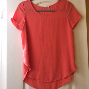 Women’s orange top